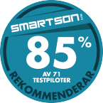 85 % av 71 testpiloter rekommenderar Ryobi Patio Cleaner 